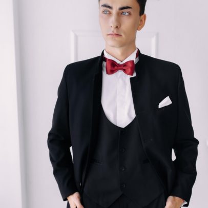 Френч мужской черный